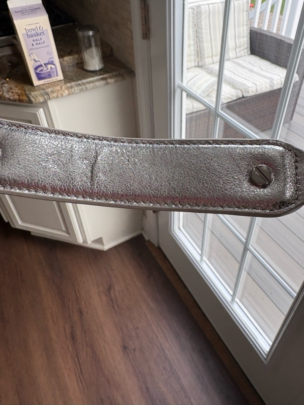 Tory Burch Silver Metallic Leather Chain Shoulder Clutch - Picture 5 of 11